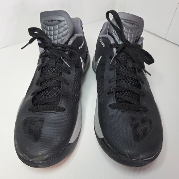 Nike Zoom 10.5 Volly Hyperspike volleyball Shoes BlacknSilver logo accent Active - Picture 13 of 14